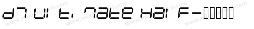 D7 Ultimate Half字体转换